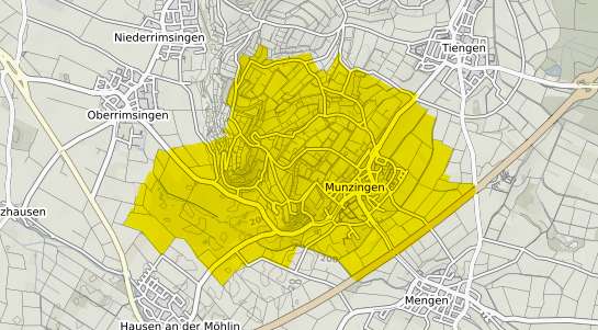 Immobilienpreisekarte Freiburg im Breisgau Munzingen
